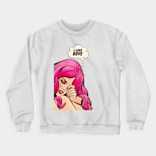 New York Pop Art Valentines day Crewneck Sweatshirt